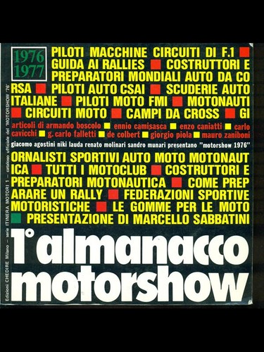Almanacco motorshow - 1°almanacco,