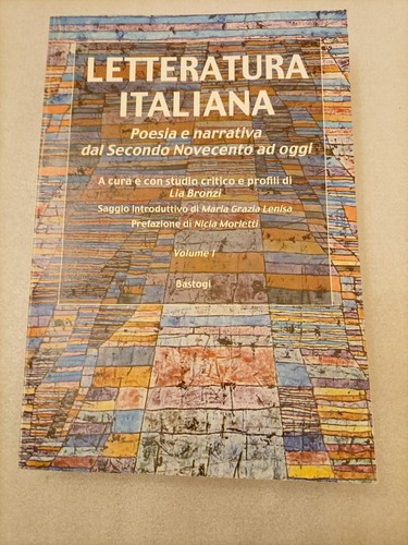 Letteratura italiana poesia e - italiana.,