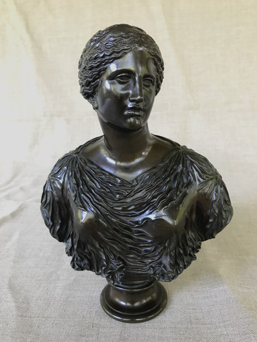 Muse greca euterpe bronzo - euterpe,,