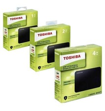 Hard Disk 2.5 Pollici Esterno Portatile Toshiba Canvio Basics 1TB 2TB 4TB USB 3.0