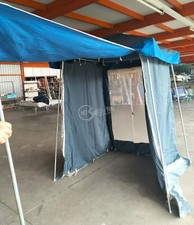 Tenda cucina con veranda mod. Gabon cod. 1196 blu campeggio accessori