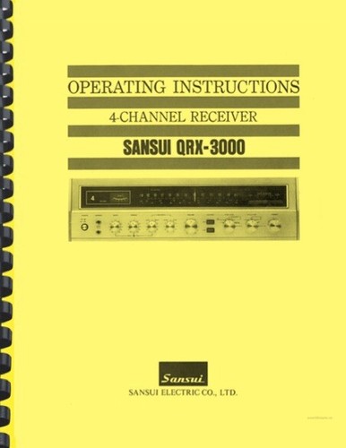 Sansui qrx 3000 ricevitore - sansui, qrx-3000