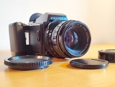 Pentax 645 con adapter per Pentax 67 SMC 90mm f2.8