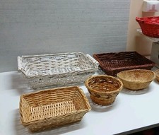 Cesta vimini bianco grande - cesta,