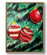 Quadro Natale Espressionista