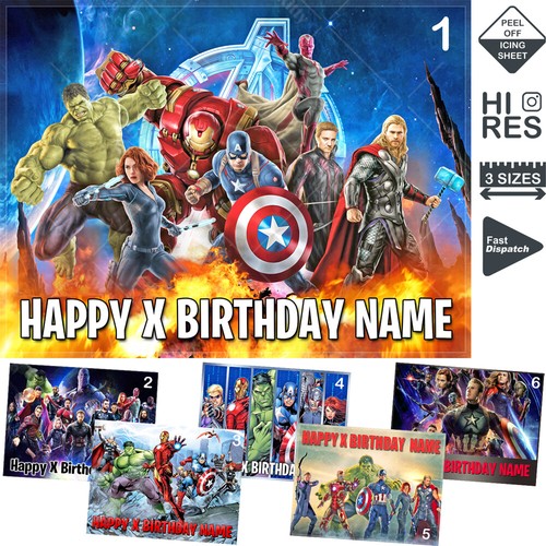 Cake topper marvel avengers - topper,