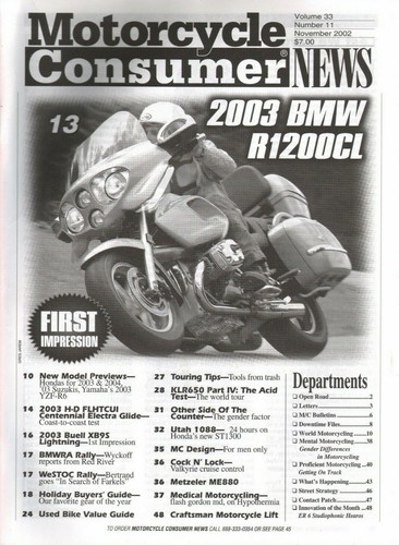 2002 november motorcycle - 2002,