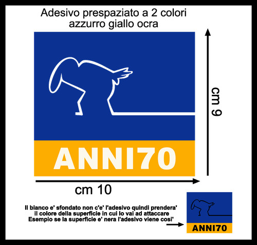 Adesivo linea anni - la,