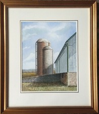 Original framed watercolor - original,