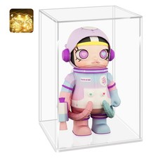 Vetrina in acrilico, assemblare vetrina espositore per oggetti da collezione, con du...