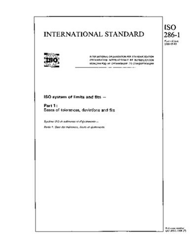 Iso 286 1988 system - iso, of