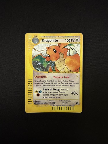 Pokemon dragonite 165 holo - pokemon,