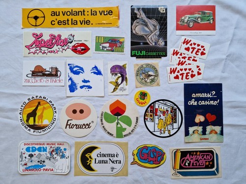 Lotto adesivi stickers - adesivi,