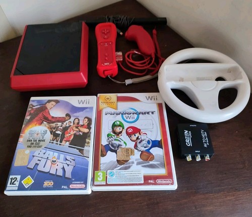 Wii mini rossa con - rossa, kart