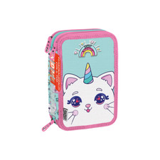 Astuccio 3 zip 44 pezzi Scuola Kitty Corn per Bambina - Novità 2024/2025