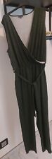 VESTITO ABITO TIPO TUTA DONNA TAGLIA M NUOVA VERDE CACHI