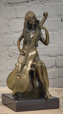 Scultura Vintage In Bronzo Di