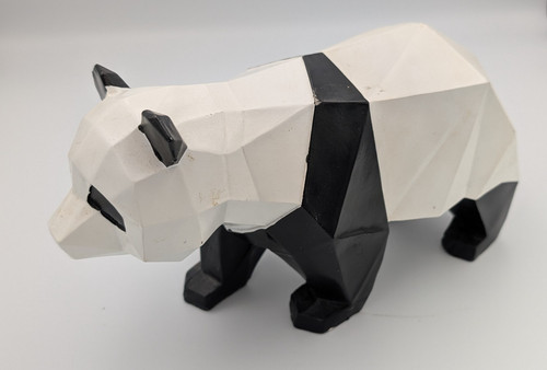 Orso panda legno scultura - panda, in