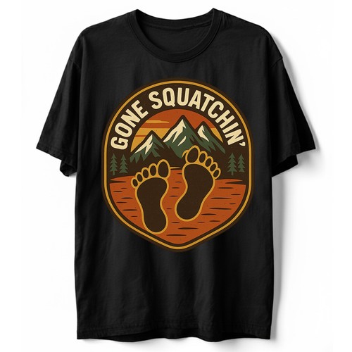 Shirt gone squatchin - gone,