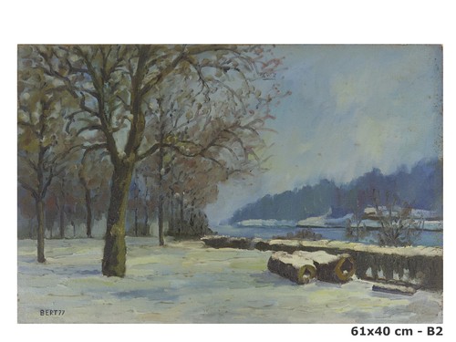 Quadro olio firato bert - quadro,