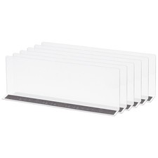 L-type shelf dividers, PVC