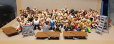 WWE RUMBLERS FIGURES LOT OF 51