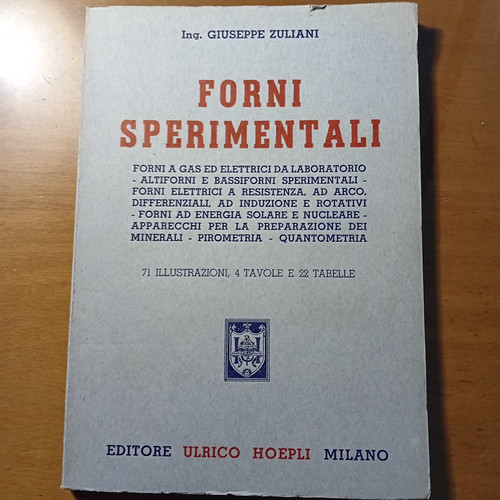 Forni sperimentali ing - forni,