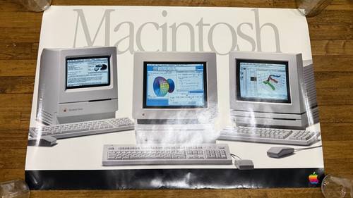 Poster vintage apple - poster, macintosh