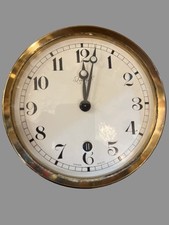 Table Clock Imhof Brass Round Orologio Da Tavolo