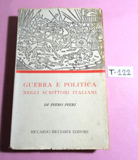 PIERO PIERI- GUERRA E POLITICA