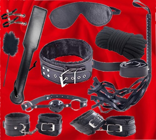 Kit sadomaso collare paddle - sadomaso,
