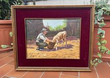 DIPINTO OLIO SU TELA - SCENA