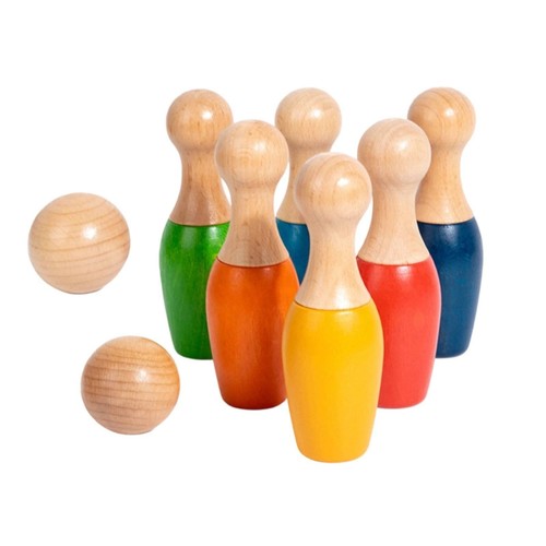 Gioco bowling legno - gioco,