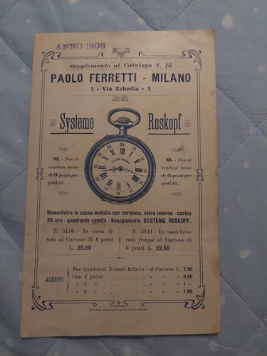 Depliant orologio système - depliant,