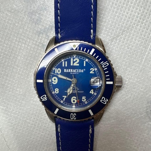 Bulova barracuda quartz blue - bulova,