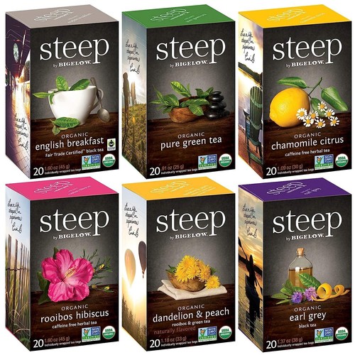 Bustine tè biologico steep - di,