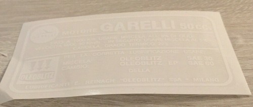 Garelli rodaggio bianco - rodaggio, 8%