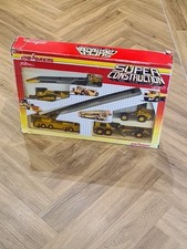 Majorette 941 - Set SUPER COSTRUZIONI - Gru Caterpillar Camion Tipp Boxato 