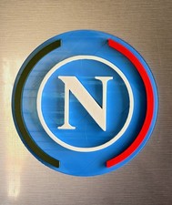 Napoli Maxi Calamita decorativa a rilievo, diametro 16 cm.