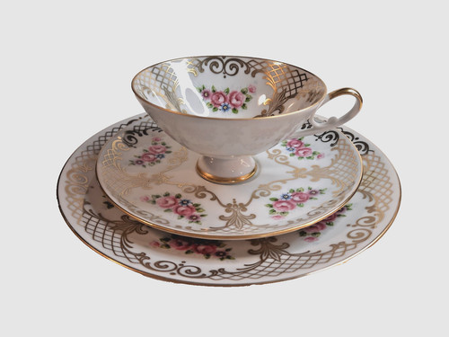 Vintage set tazza piattino - -, tazza/piattino