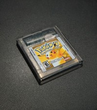 Pokémon Yellow Legacy Game Cartridge with vintage Game Boy Color shell