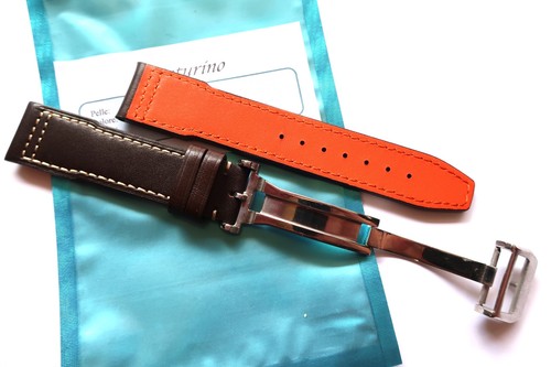 Strap 20mm brown orange - strap,