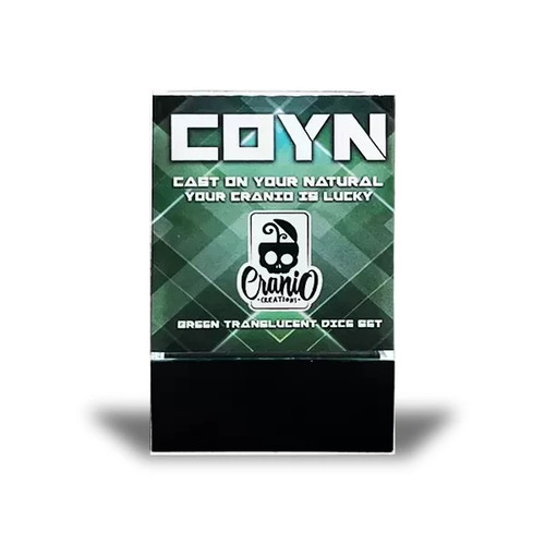 Coyn dice set blue - blue, cranio