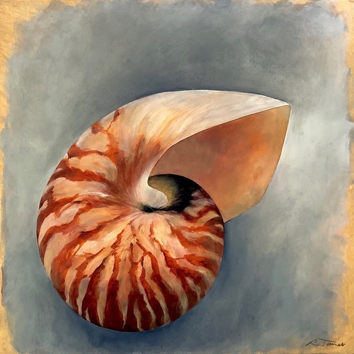 Dipinto originale nautilus - dipinto, "nautilus
