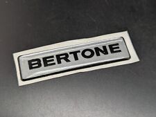 BERTONE 70MM LOGO ADESIVO 3D SIGLA EMBLEMA FREGIO STEMMA SCRITTA BADGE TARGA