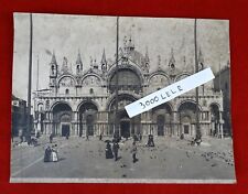 RARA FOTOGRAFIA - OSVALDO BOHM - VENEZIA  PIAZZA SAN MARCO -  EPOCA 1940 -410-