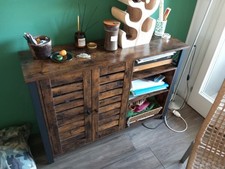 Mobile VASAGLE Industrial Marrone Nero