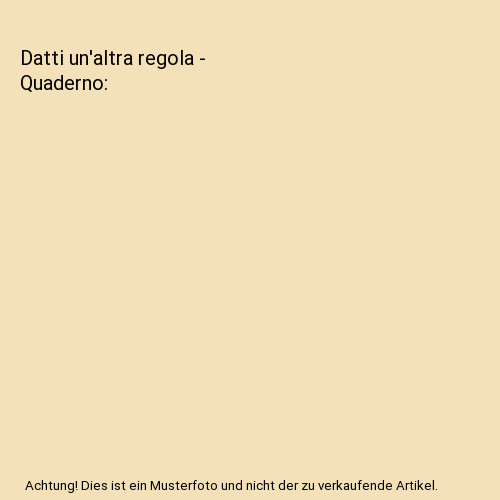 Datti altra regola - datti,