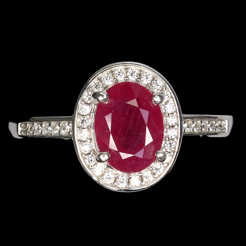 Anello ovale argento - ovale,