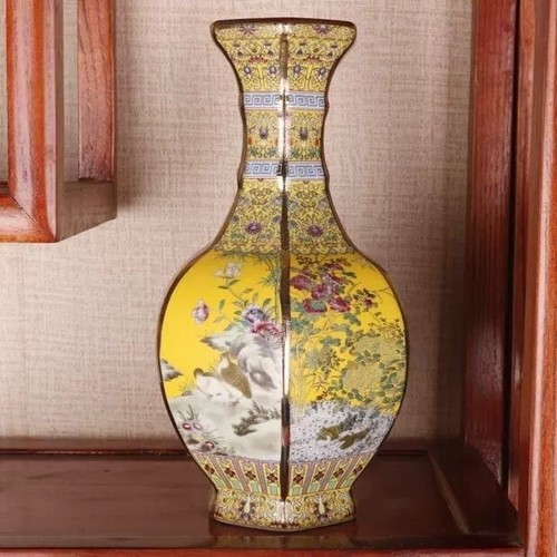 Vaso ceramica esagonale - in,